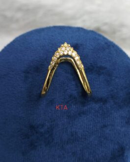 Premium quality one gram gold vanki rings