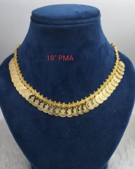 Premium quality One gram gold laxmi Coin necklace