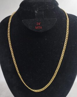 Premium quality One gram gold 24” Gents Chain