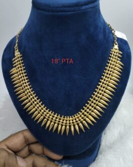 Premium quality one gram gold Mallige moggu necklace