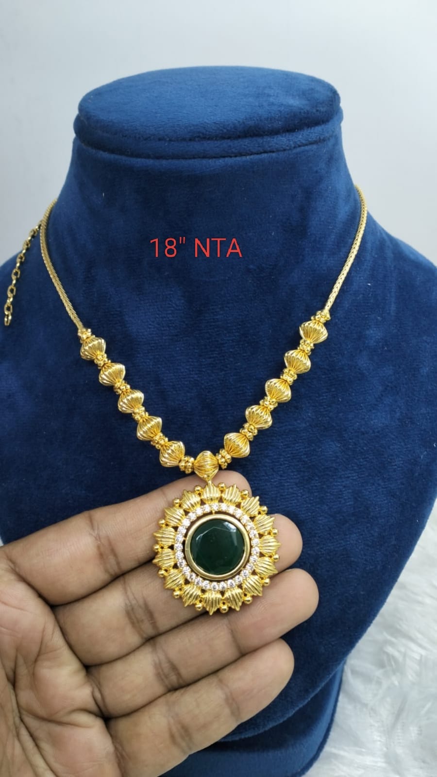 Premium quality18” beautiful stone necklace