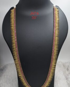 Premium quality 30 inch Mallige sara with stone work