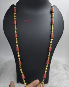 Premium quality one gram gold Coral chain
