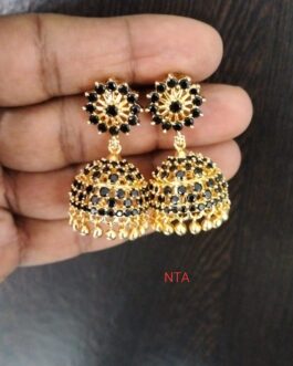 Premium quality one gram gold stone Jumka