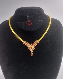 Premium quality One gram gold plated necklace