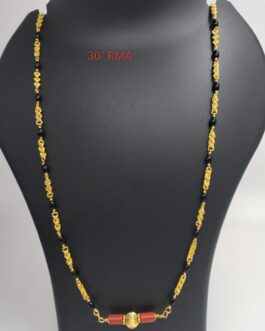 Premium quality One gram gold Musti Karimani chain with Thali