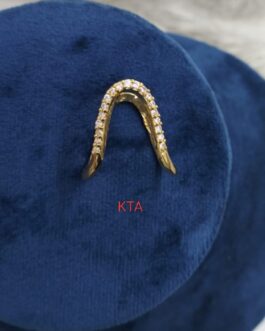 Premium quality one gram gold Vanki rings