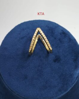 Premium quality one gram gold Vanki rings