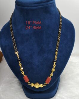 Premium quality one gram gold 0 beads karimani and Kas Thali Pendent