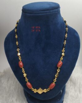 Premium quality One gram gold Musti Karimani with Oval Shape Kas Thali