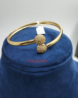 Premium quality one gram gold adjustable stone kada bangle