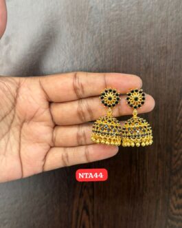 Premium quality one gram gold stone Jumka