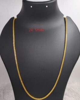 Premium quality one gram gold 24” chain