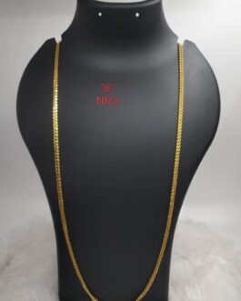 Premium quality one gram gold 2 lines 30 inch chakra sara