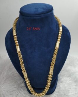 Premium quality one gram gold 24” Heavy Design Bahubali chain