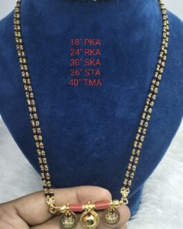 Premium quality Hand made 1st quality One gram gold Cap Karimani with Thali pendent