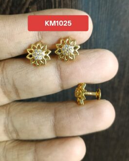 Premium quality One gram gold stud ear rings
