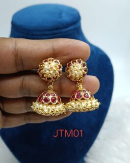 Premium quality one gram gold Belli moda Jumka