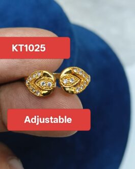 Premium quality One gram gold adjustable finger ring