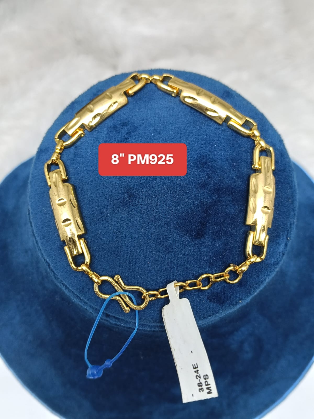 Premium One gram gold Gents heavy design bracelet