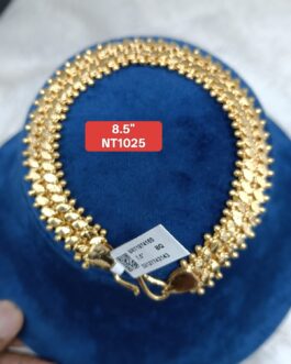 Premium One gram gold Gents heavy design bracelet