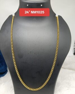Premium quality One gram gold 24 inch chain