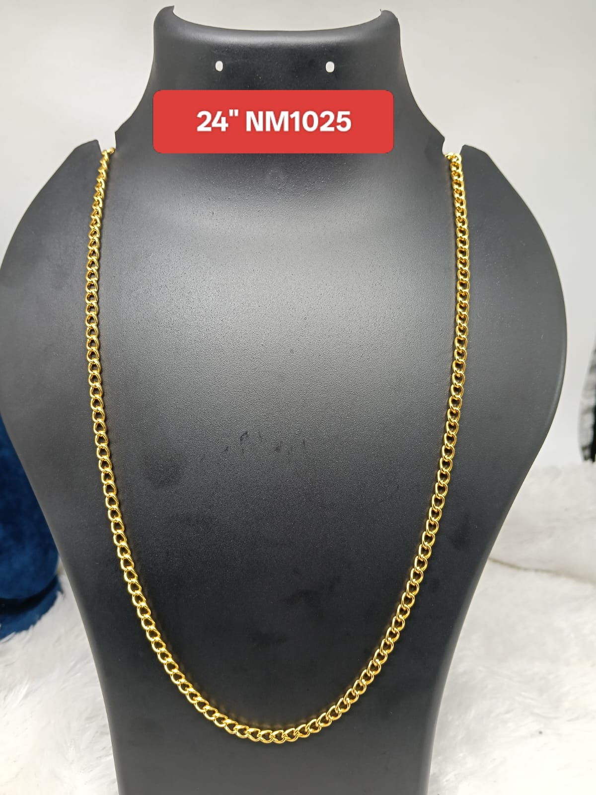Premium quality One gram gold 24 inch chain