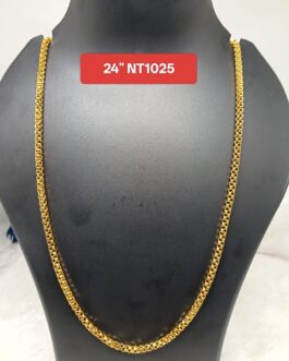 Premium quality One gram gold 24 inch chain