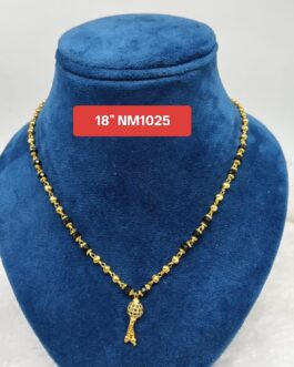 Premium quality One gram gold 18 inch chain karimani chain
