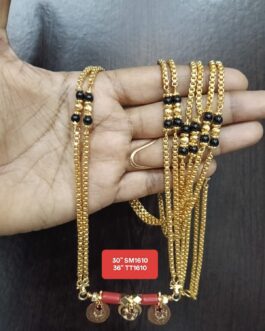 Premium quality One gram gold Karimani with Thali