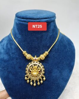 Premium quality One gram gold short necklace