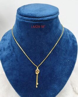 Premium quality One gram gold 18 inch short chain