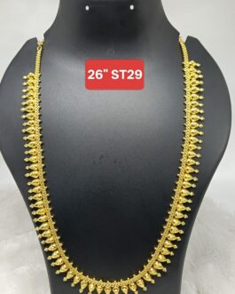 Premium quality One gram gold 26″  Mallige chain