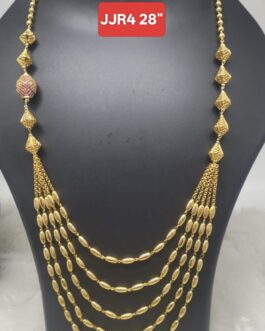 Premium quality one gram gold 28 inch Rani haara