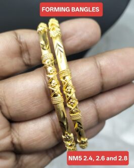 Premium quality One gram gold forming bangles