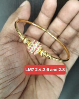 Premium quality One gram gold stone bangle