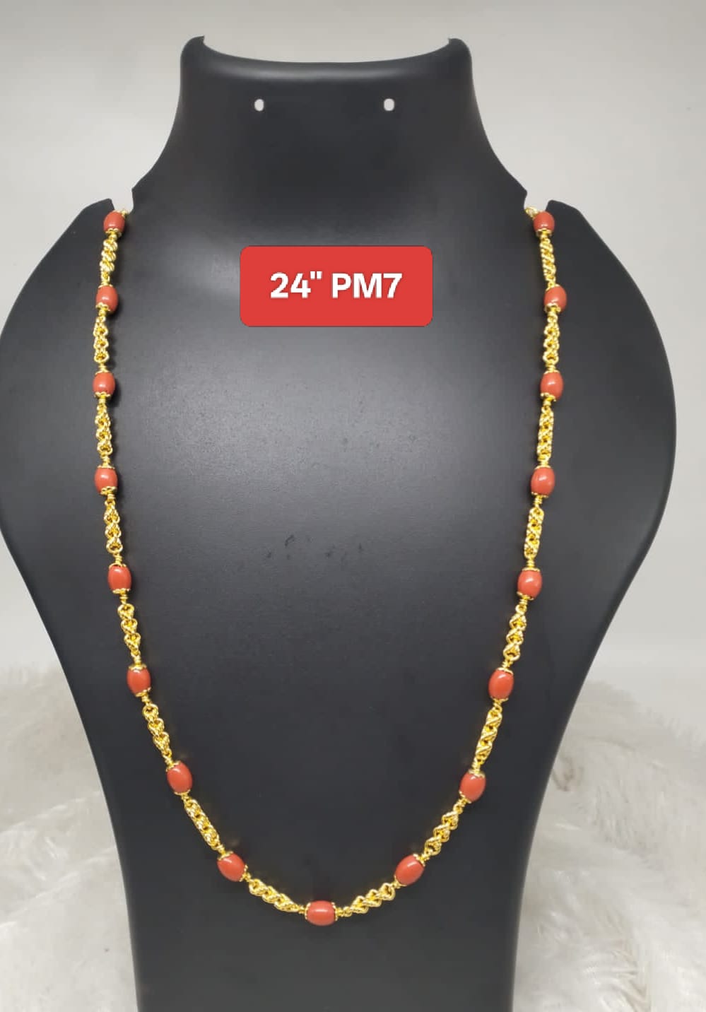 Premium quality One gram gold Mudi Coral chain