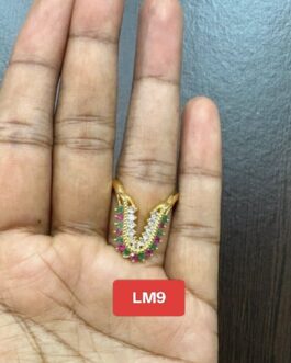 Premium quality One gram gold Stone work vanki rings