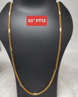 Premium quality One gram gold 30 inch long chain