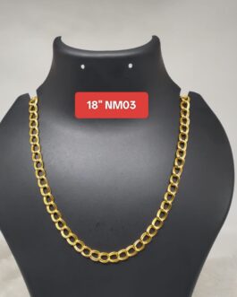 Premium quality one gram gold heavy chain
