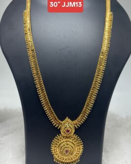 Premium quality One gram gold long necklace