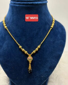 Premium quality One gram gold 18 inch short chain