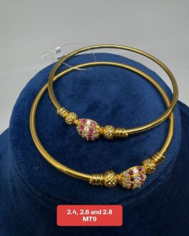 Premium quality One gram gold stone bangles