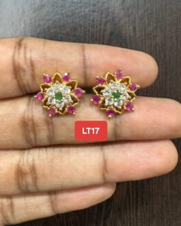 Premium quality One gram gold Stone ear rings