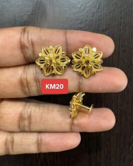 Premium quality One gram gold Stud Ear rings