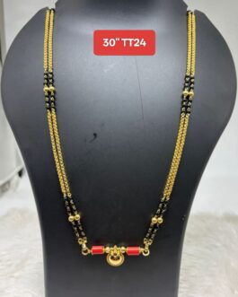 Premium quality one gram gold Karimani with Thali