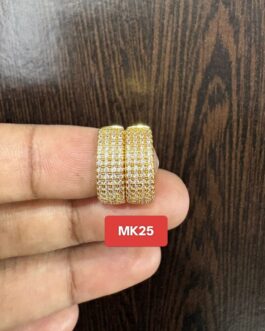 Premium quality One gram gold Stone work Ear rings