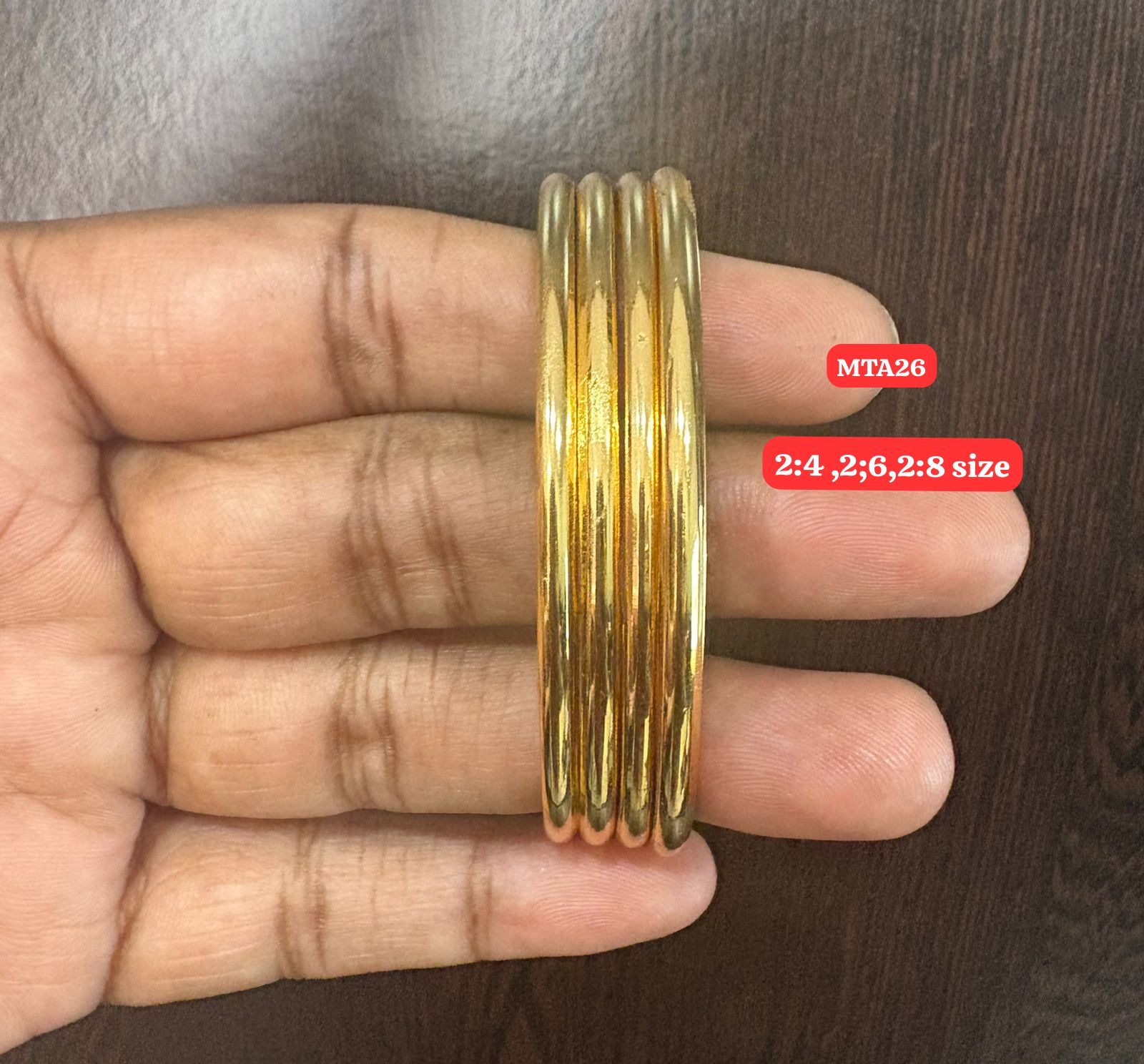 Premium quality One gram gold Plain bangles