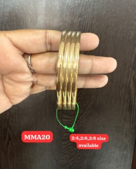 Premium quality one gram gold Plain bangles