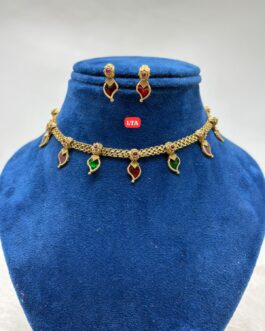 Premium quality Antique small necklace with ear rings